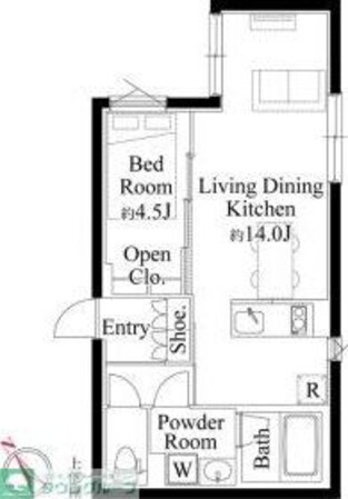 EDIT大森の物件間取画像